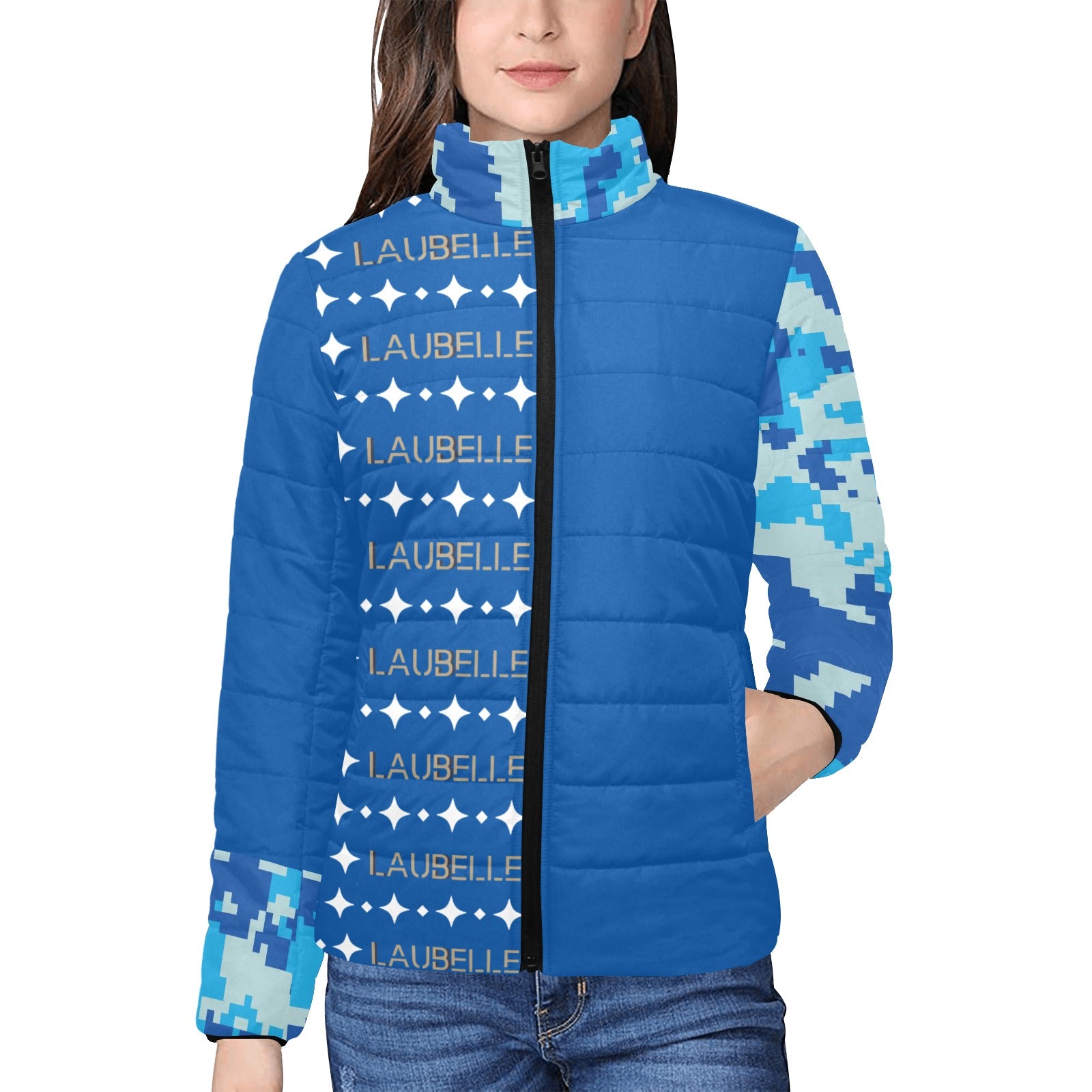 Women's stand collar padded jacket(H41) - LauBelle Brand