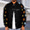 LauBelle Mens Classic Varsity Baseball Jacket Snap Button