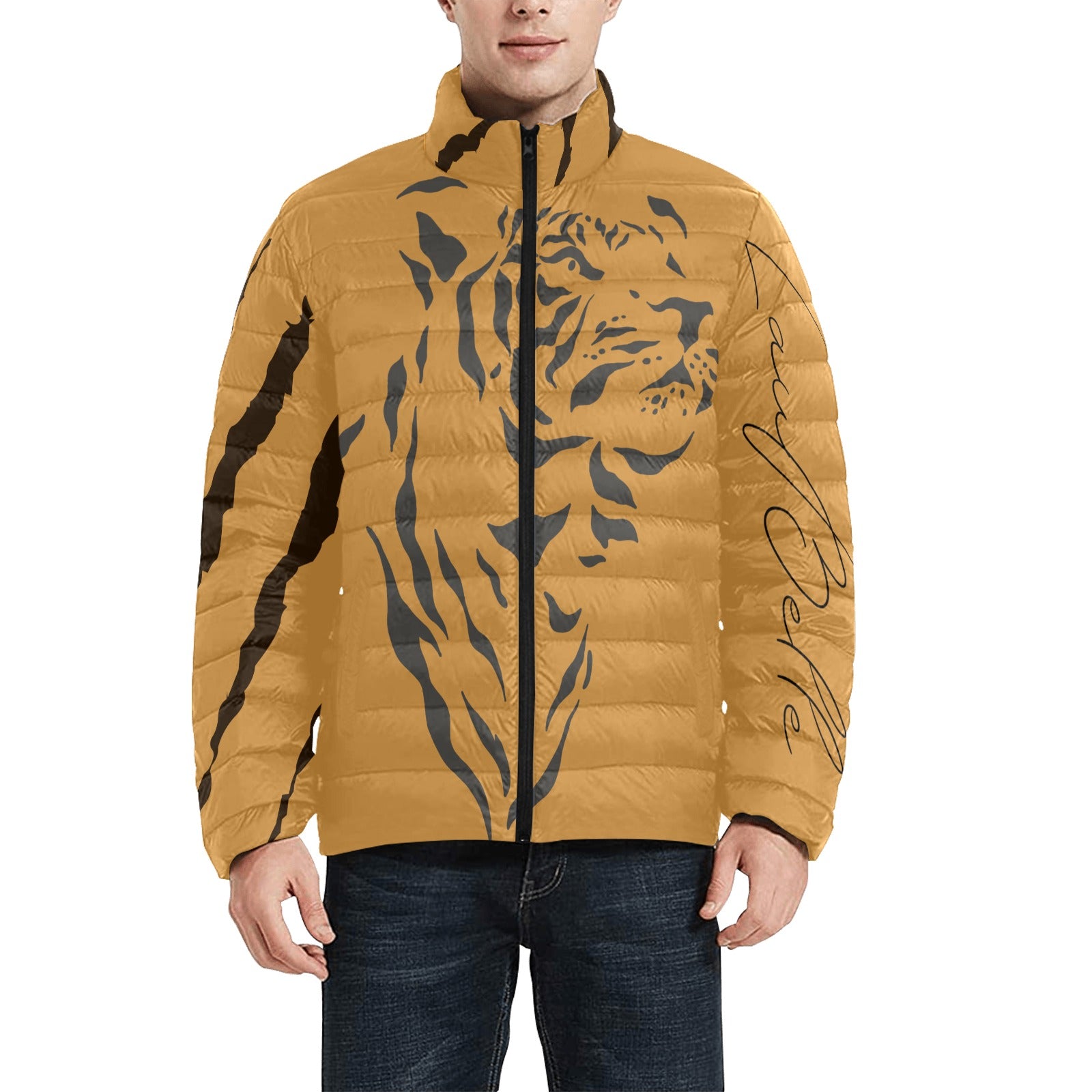 LauBelle Mens Lightweight Wind-Resistant Bomber Jacket