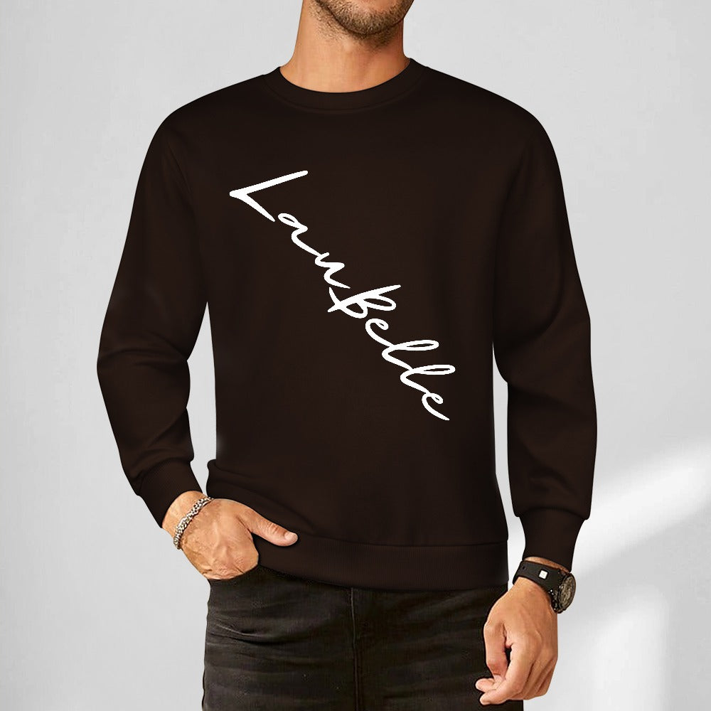 LauBelle Pure Cotton Front-Graphic Pullover Sweatshirt