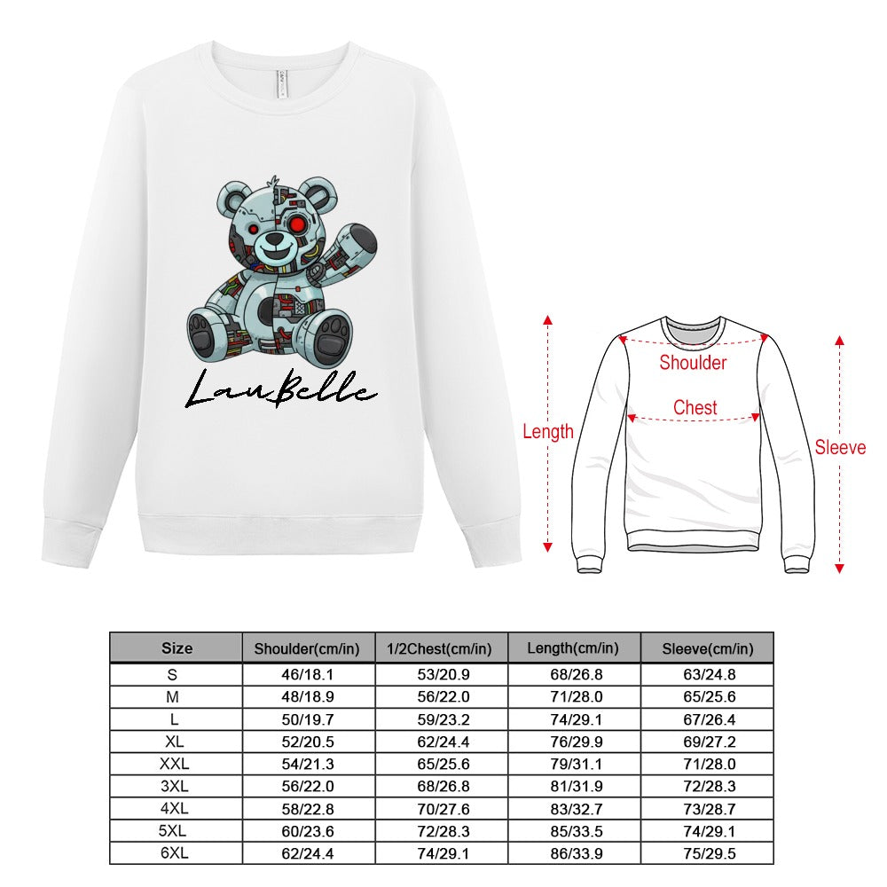 LauBelle Mens Ribbed-Cuff Heavy Cotton Thermal Long Sleeve
