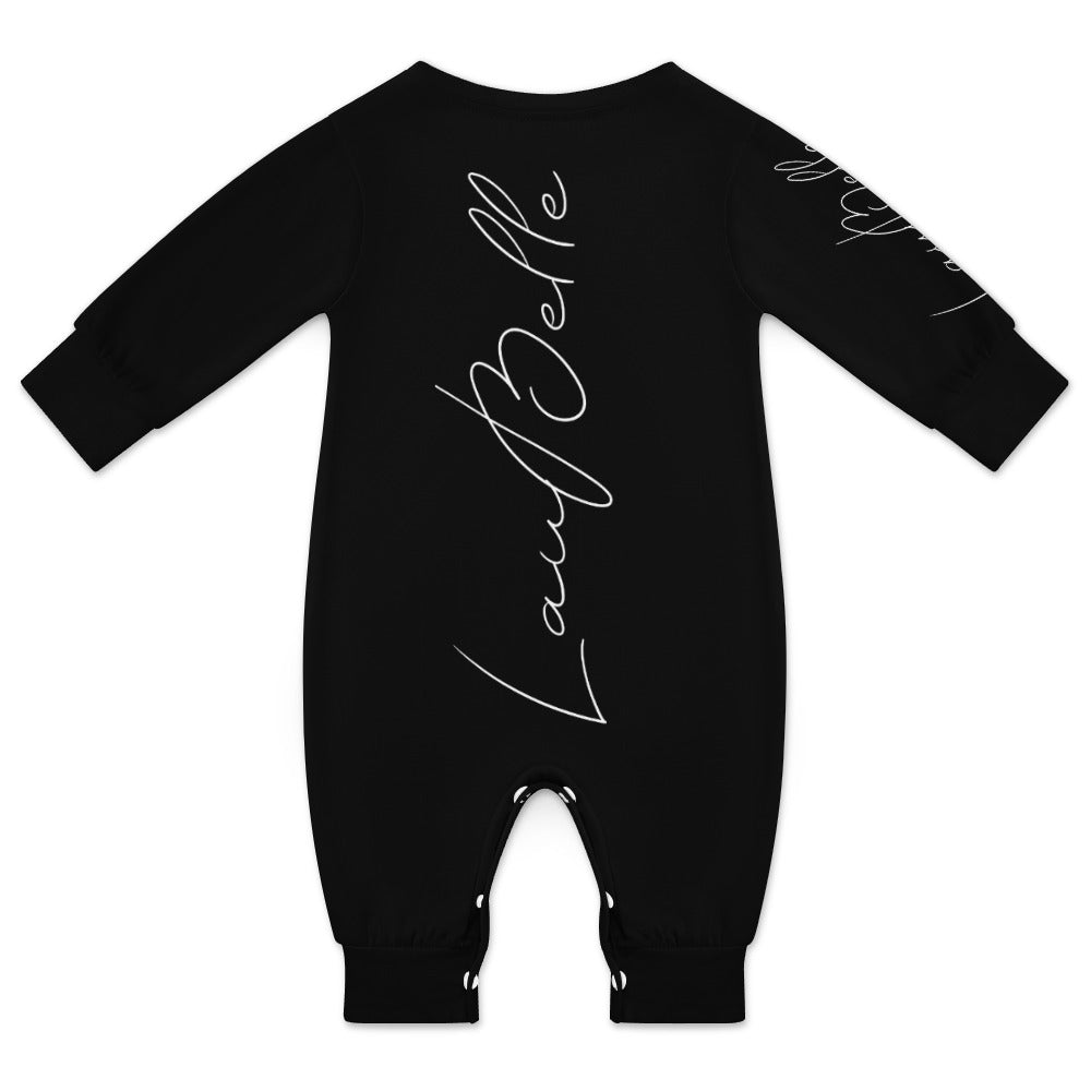 LauBelle Baby Soft Combed Cotton Long-Sleeve Bodysuit