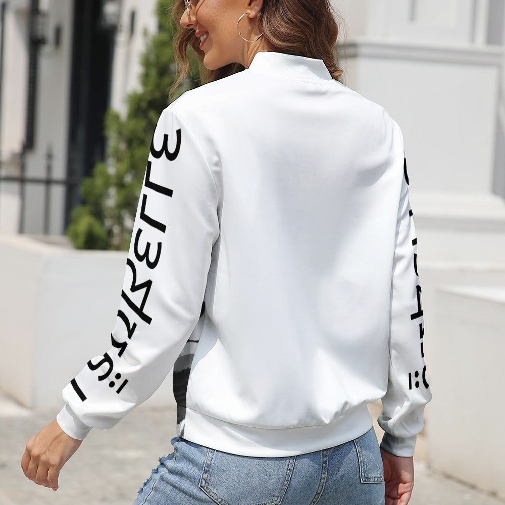 LauBelle Womens Tailored Athletic Zipper Workout Jacket