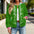 LauBelle Sport Athletic Hooded Baseball Varsity Jacket for her