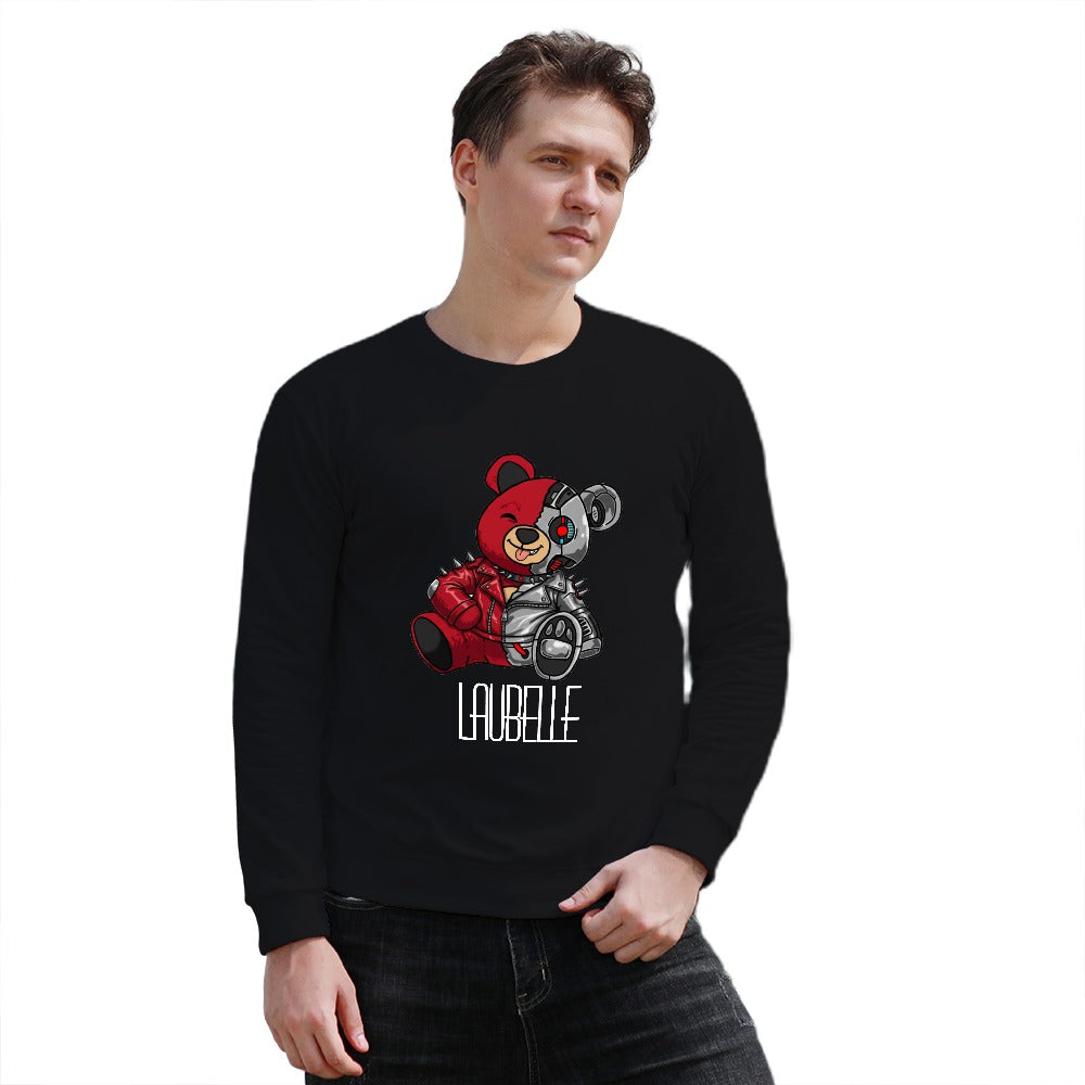 LauBelle Mens Heavyweight 230G Cotton Long Sleeve Shirt