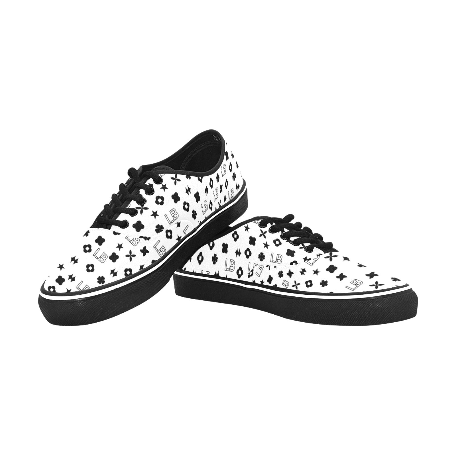 Women's Classic Canvas Low Top Shoe (ModelE001-4) - LauBelle Brand