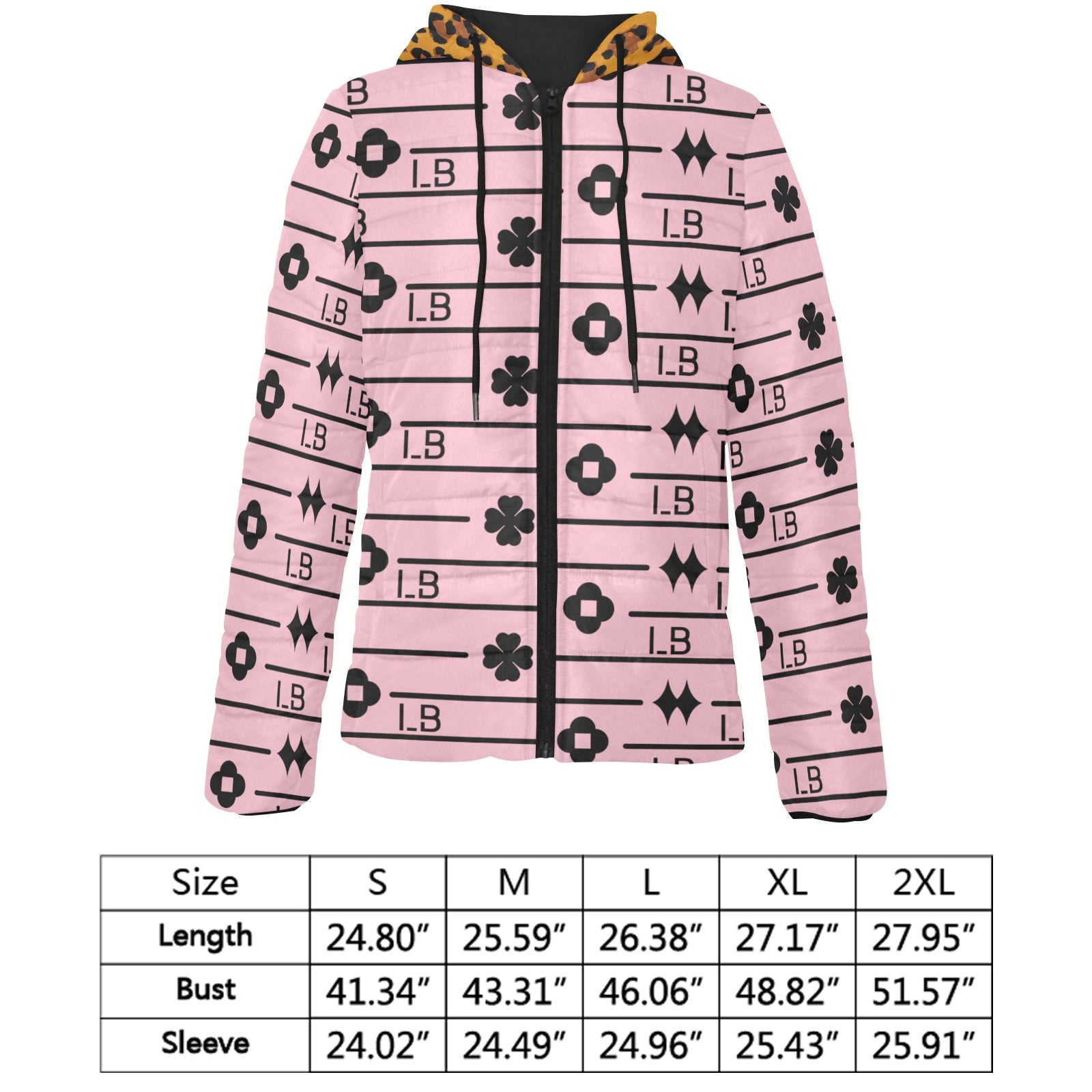 Women's Padded Hooded Jacket (H46) - LauBelle Brand