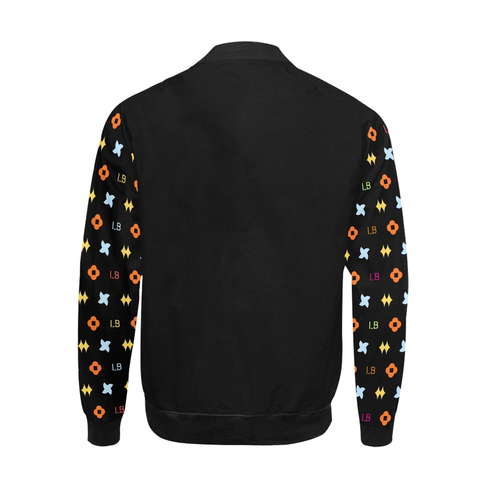 LauBelle Mens Heavyweight Zip-Up Bomber Jacket