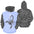 LauBelle Mens All-Over Graphic Print Heavyweight Hoodie