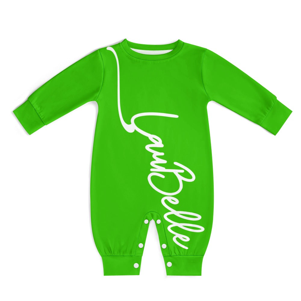 LauBelle Baby Soft Combed Cotton Long-Sleeve Bodysuit