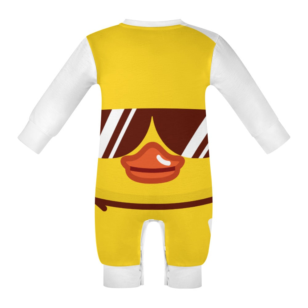 LauBelle Baby Soft Combed Cotton Long-Sleeve Bodysuit