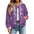 LauBelle Sport Athletic Hooded Baseball Varsity Jacket for her