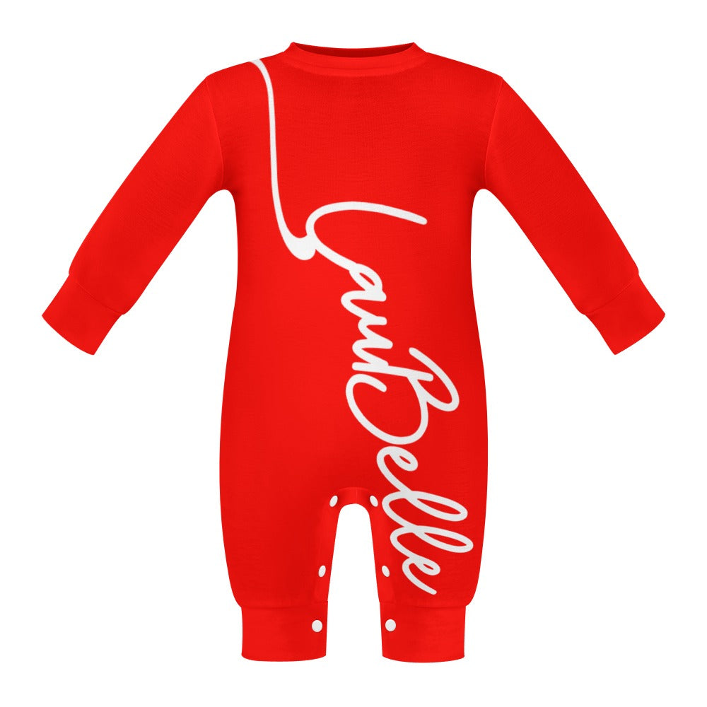 LauBelle Baby Soft Combed Cotton Long-Sleeve Bodysuit