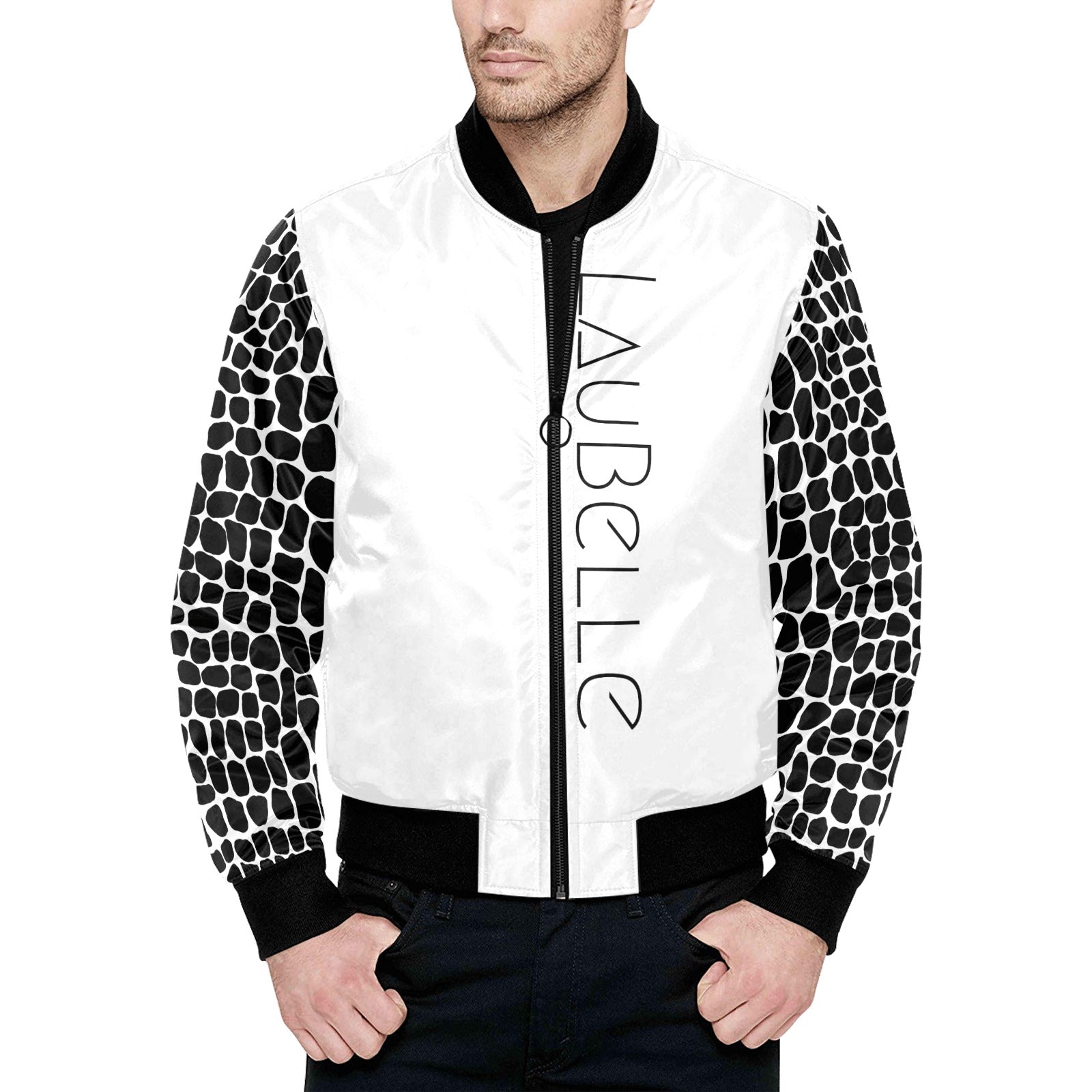 LauBelle Mens Insulated Quilted Padded Bomber Jacket