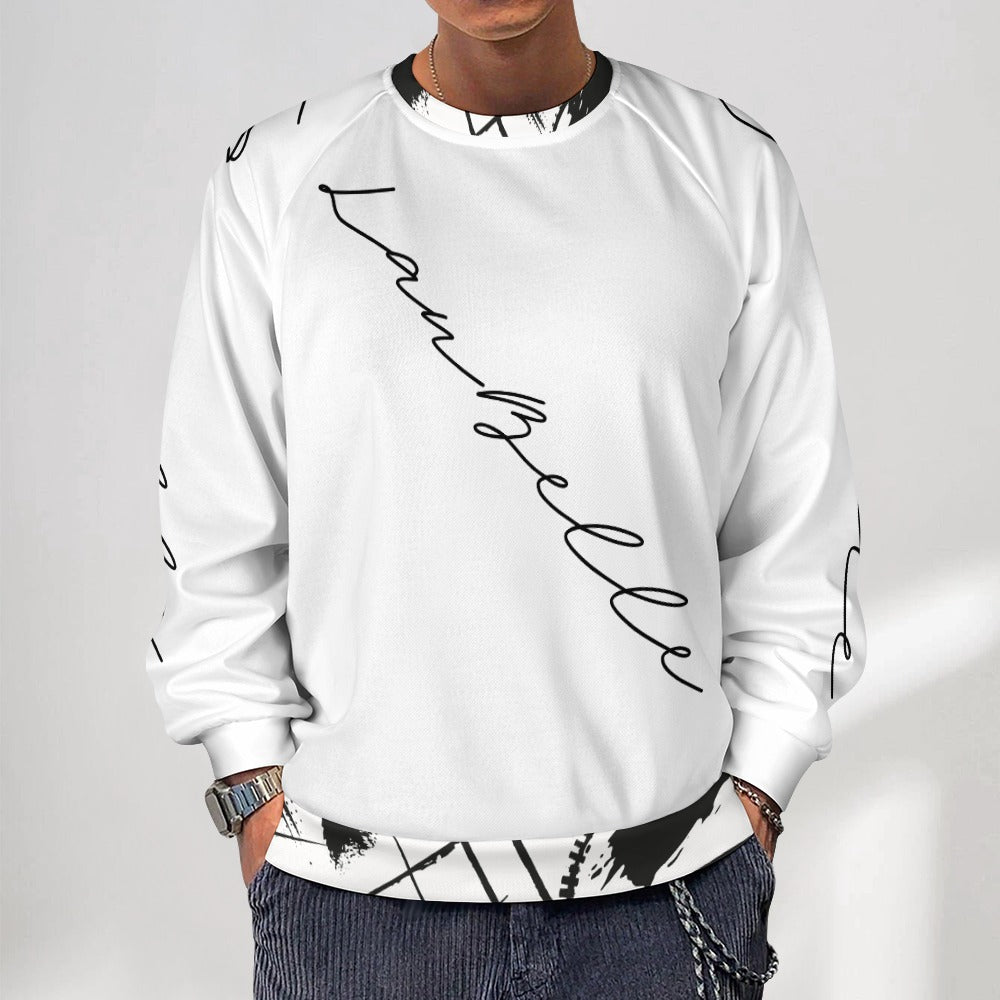 LauBelle Mens Classic Air-Layer Crewneck Sweatshirt