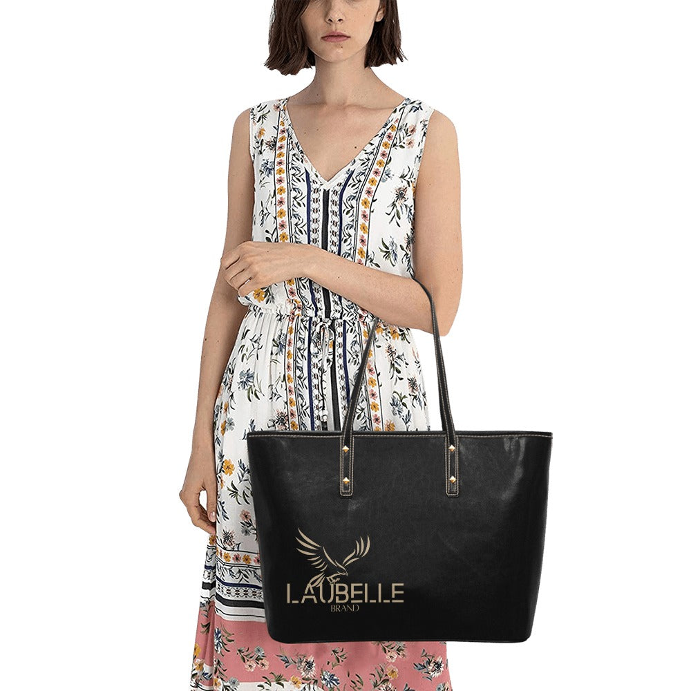 PU Leather Tote Bag - LauBelle Brand