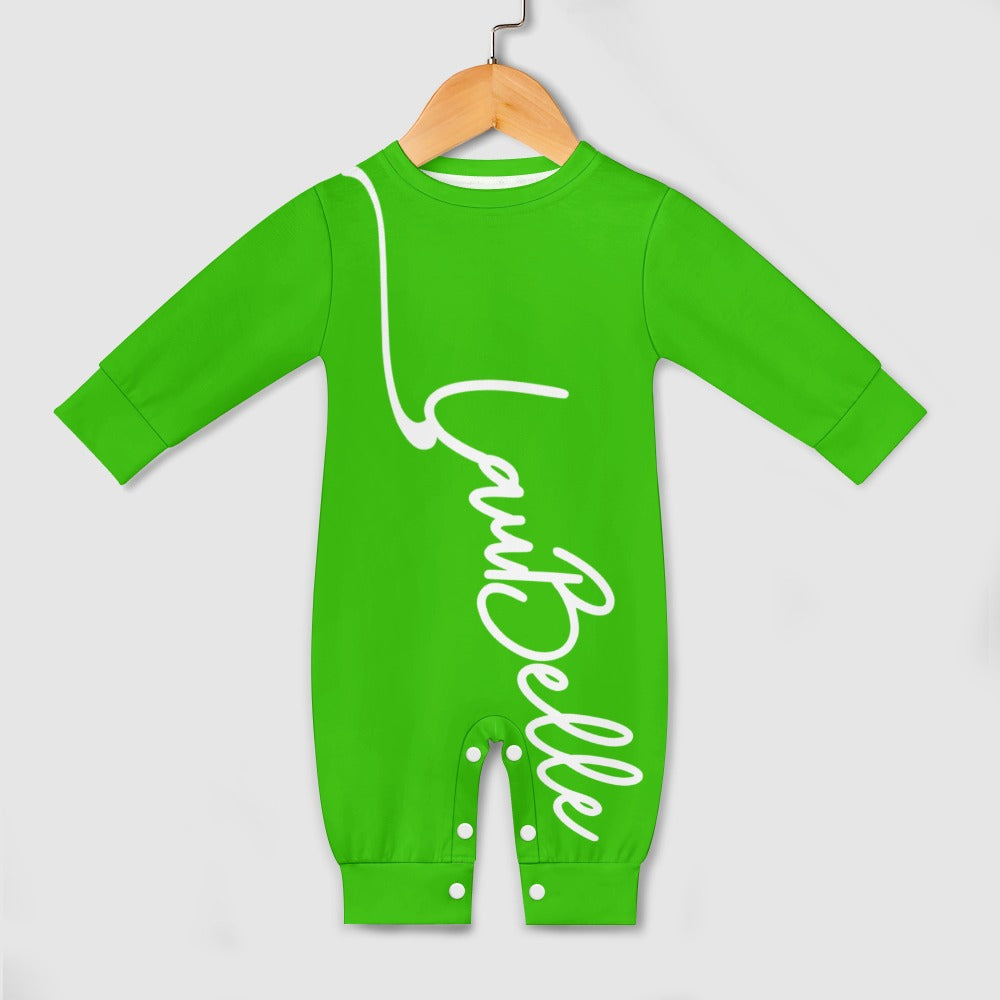LauBelle Baby Soft Combed Cotton Long-Sleeve Bodysuit