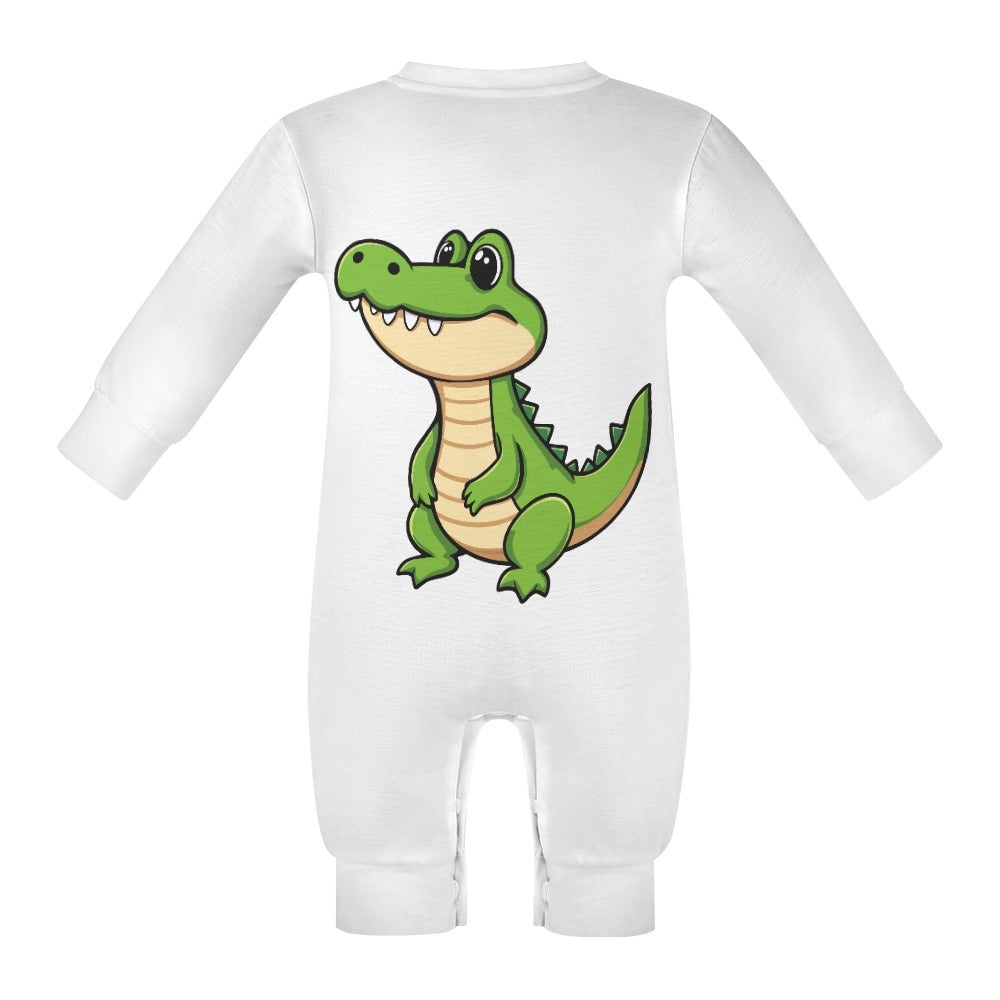 LauBelle Baby Soft Combed Cotton Long-Sleeve Bodysuit