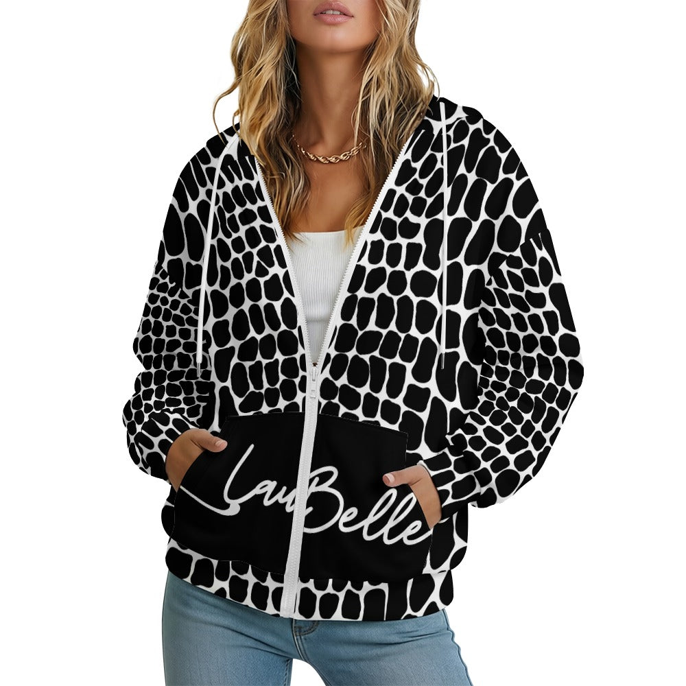 LauBelle Performance Moisture-Wicking Full-Zip Vest Hoodie