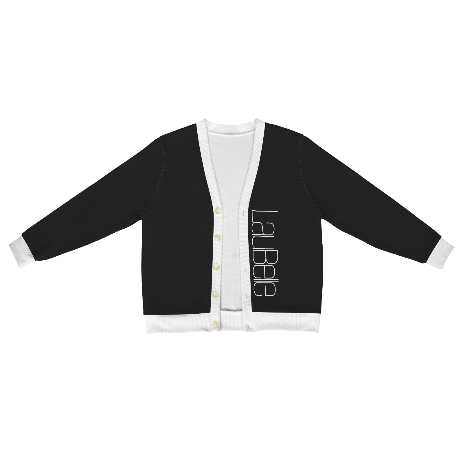 LauBelle Mens Tailored V-Neck Button-Up Cardigan