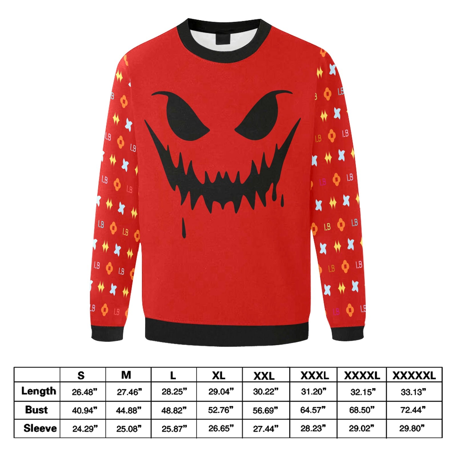 LauBelle Mens Plush Fuzzy Fleece Thermal Sweatshirt