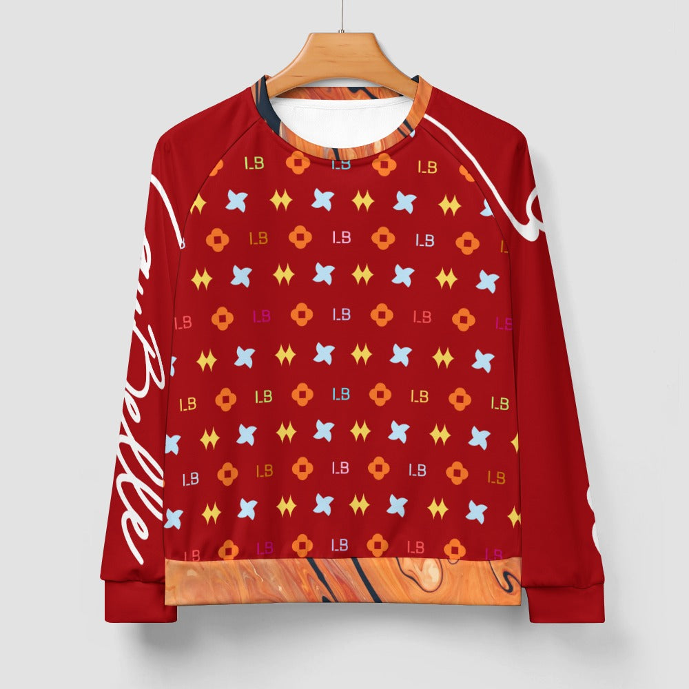 LauBelle Mens Classic Air-Layer Crewneck Sweatshirt