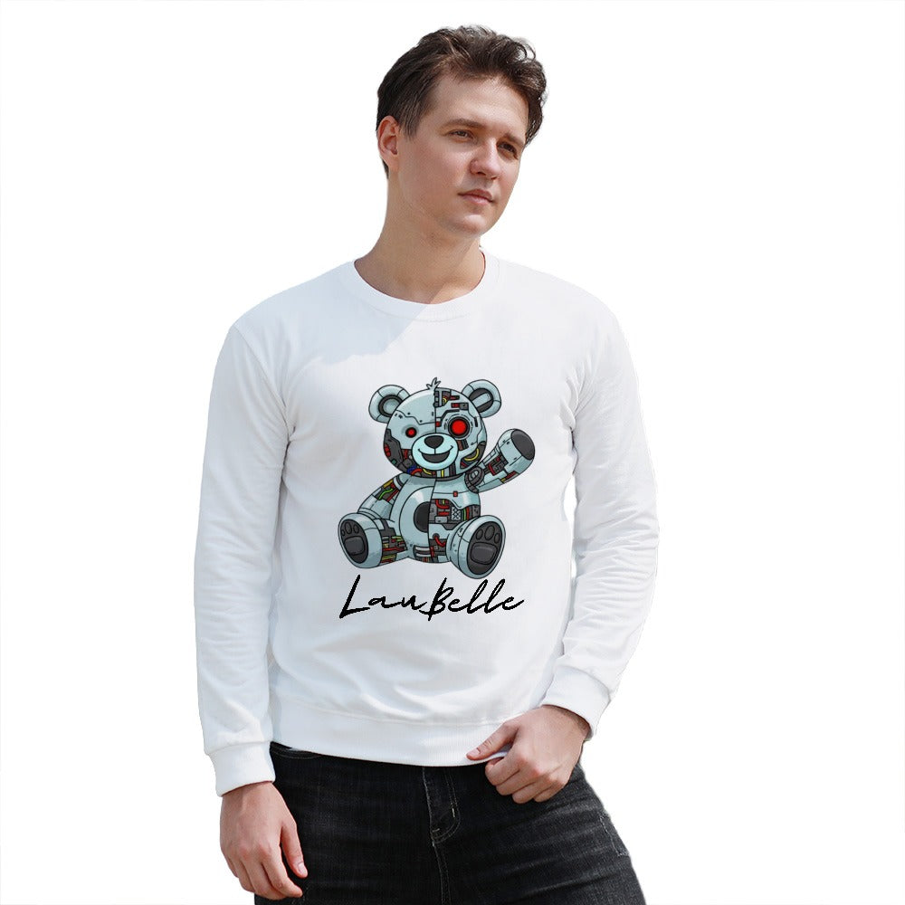 LauBelle Mens Ribbed-Cuff Heavy Cotton Thermal Long Sleeve