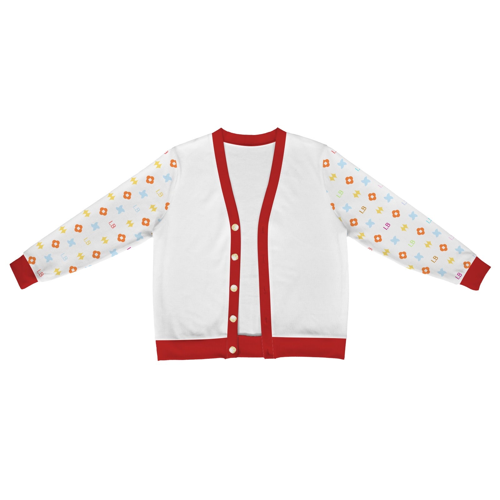 LauBelle Mens Tailored V-Neck Button-Up Cardigan