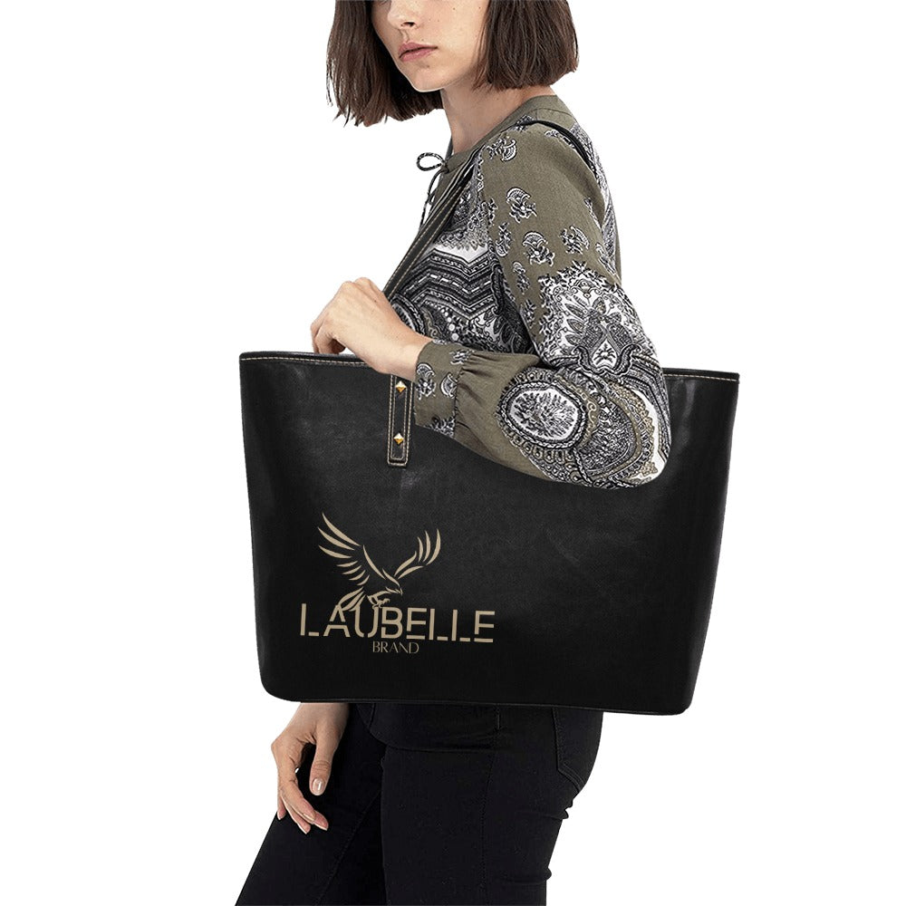 PU Leather Tote Bag - LauBelle Brand