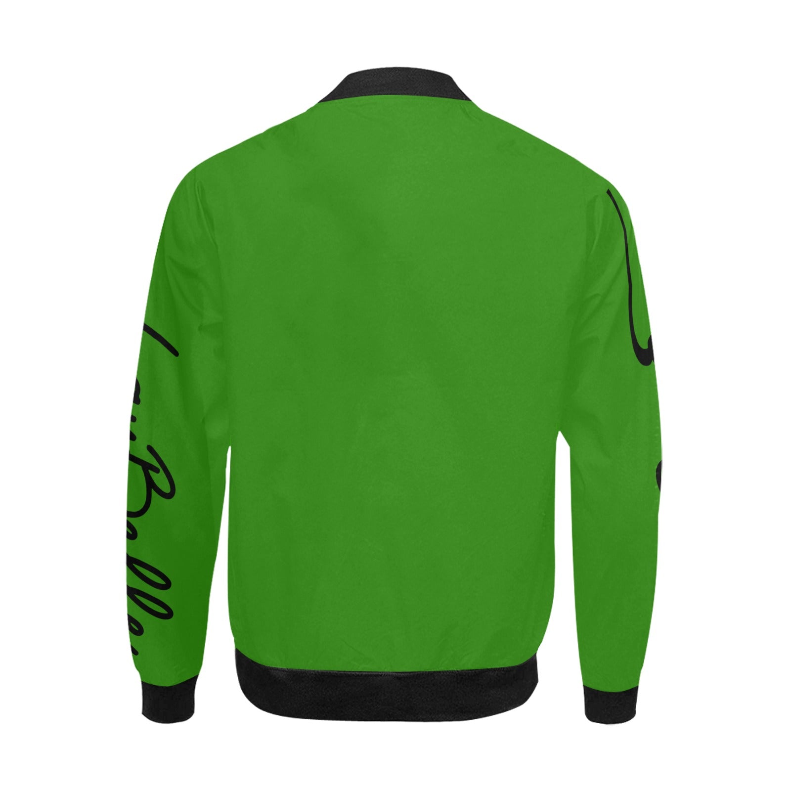 LauBelle Mens Heavyweight Zip-Up Bomber Jacket