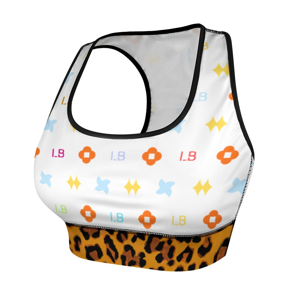 LauBelle Womens Activewear Yoga Shorts & Sports Top Set