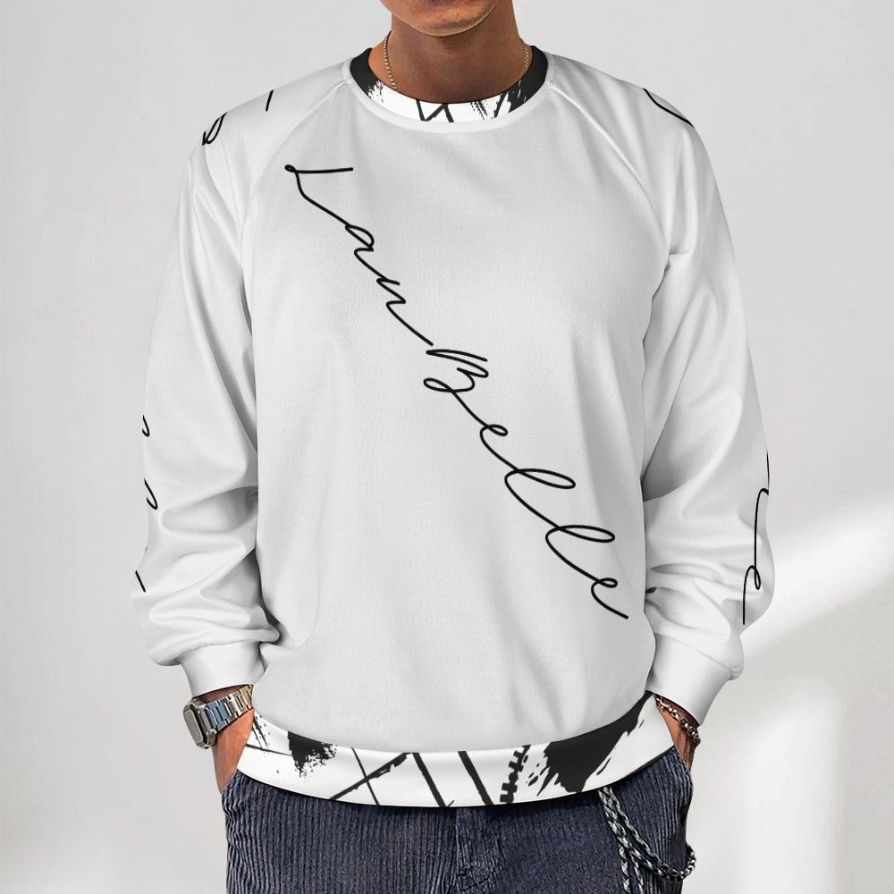 LauBelle Mens Classic Air-Layer Crewneck Sweatshirt
