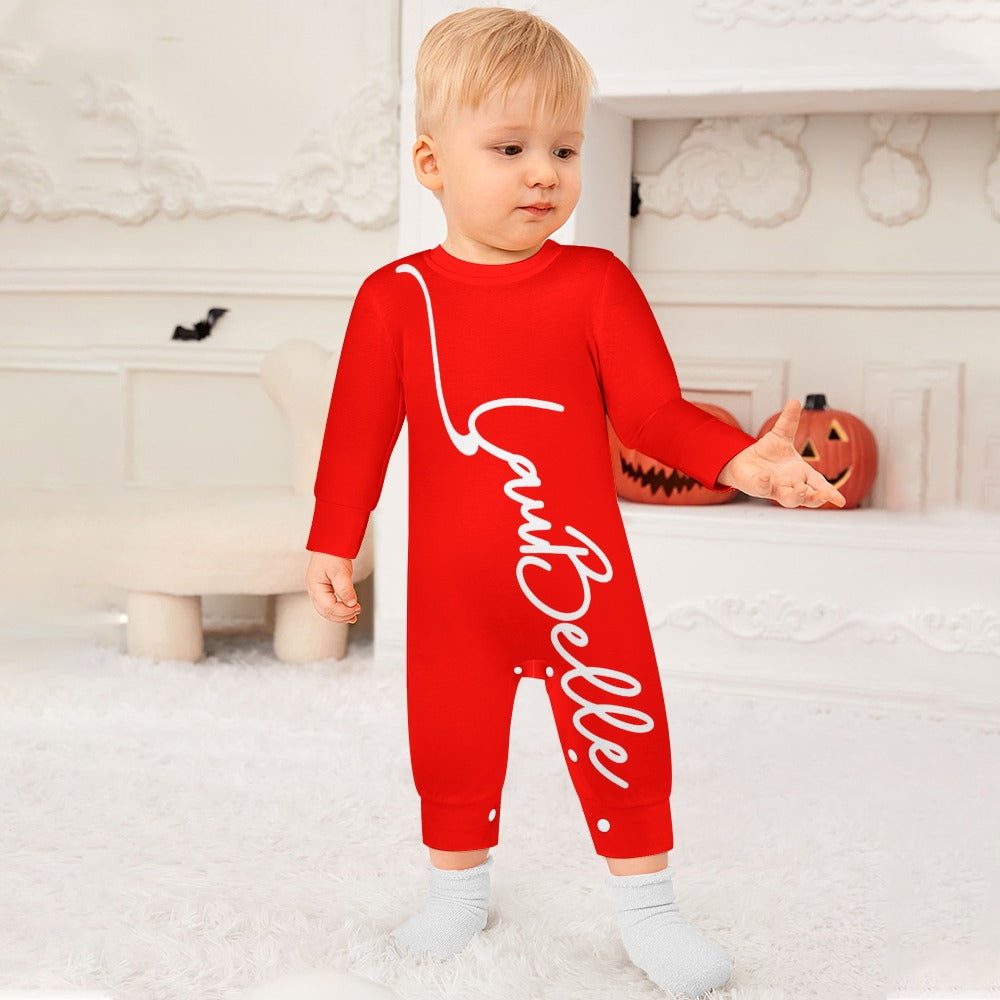 LauBelle Baby Soft Combed Cotton Long-Sleeve Bodysuit