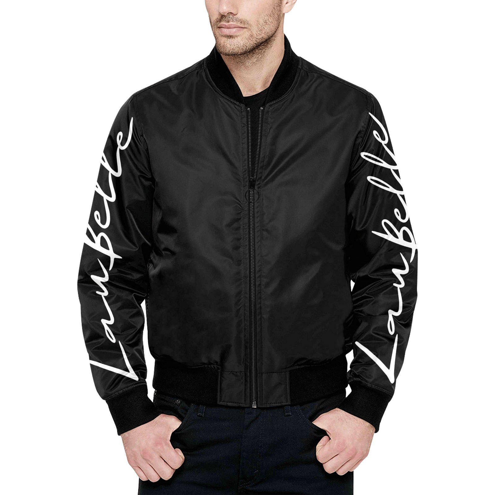 LauBelle Mens Insulated Quilted Padded Bomber Jacket