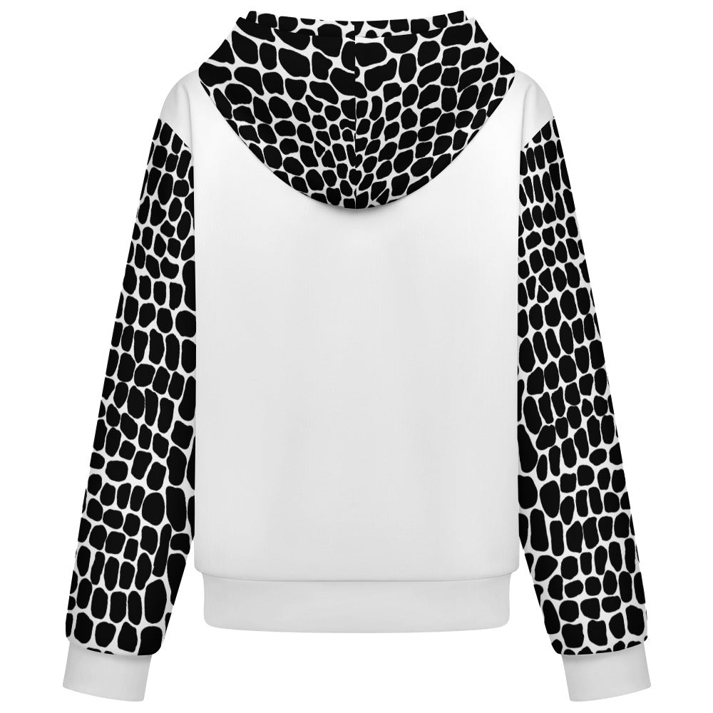 LauBelle Sport Athletic Hooded Baseball Varsity Jacket for her