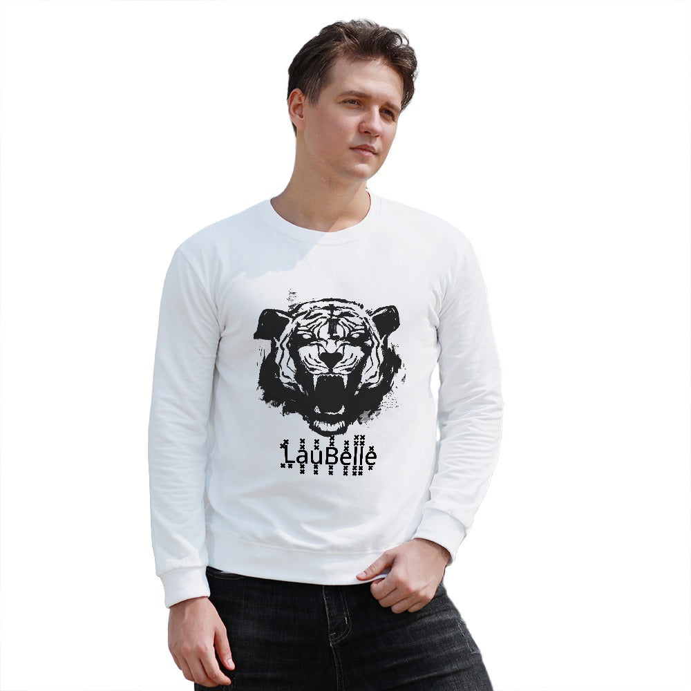 LauBelle Mens Ribbed-Cuff Heavy Cotton Thermal Long Sleeve