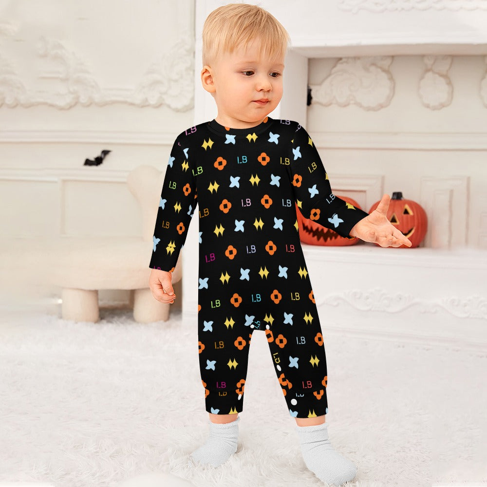 LauBelle Baby Soft Combed Cotton Long-Sleeve Bodysuit