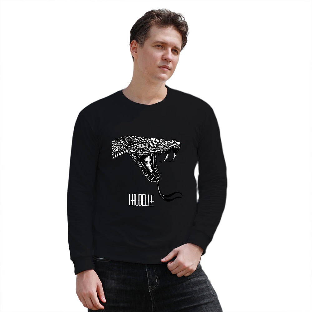 LauBelle Mens Heavyweight 230G Cotton Long Sleeve Shirt