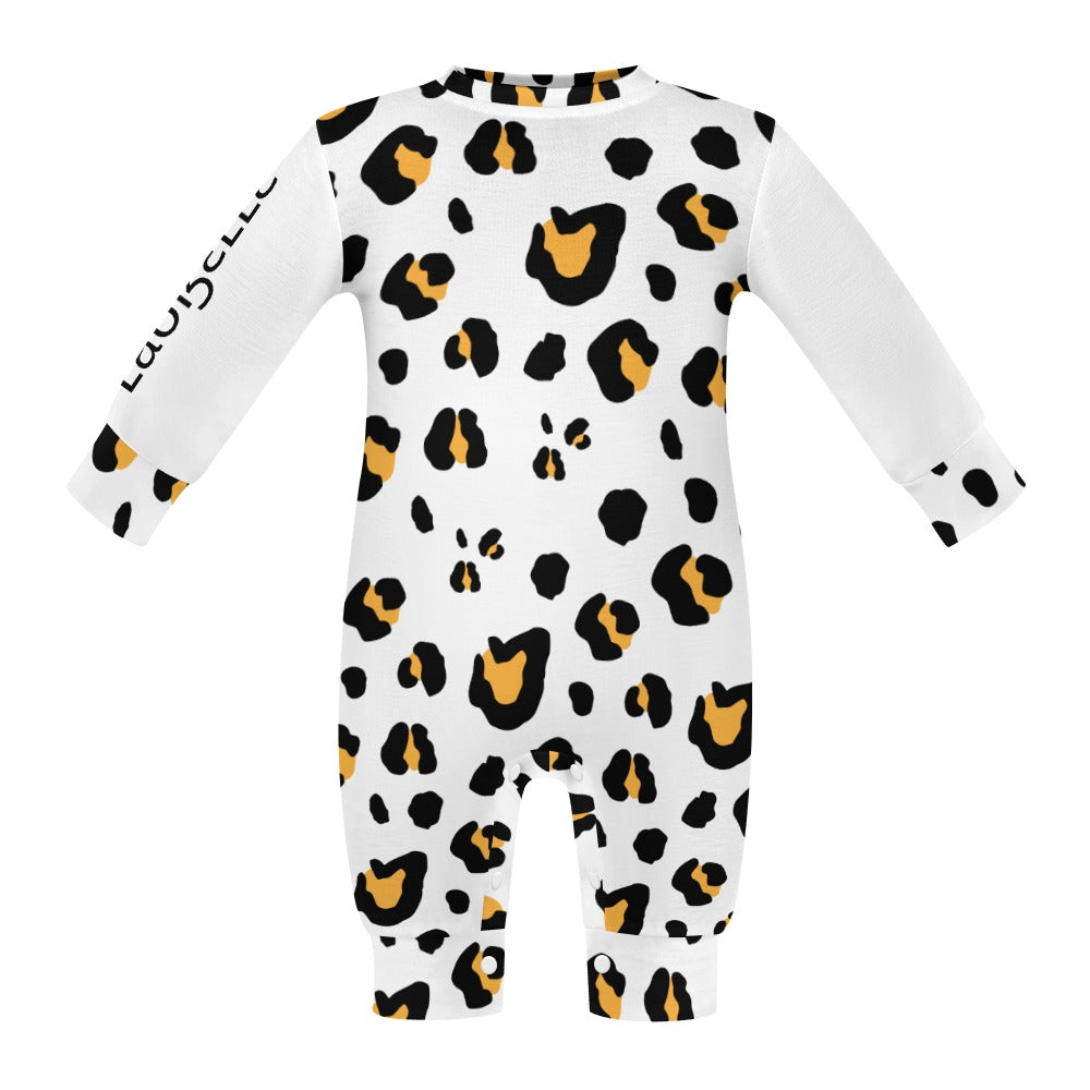 LauBelle Baby Soft Combed Cotton Long-Sleeve Bodysuit