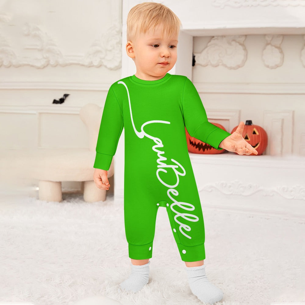LauBelle Baby Soft Combed Cotton Long-Sleeve Bodysuit