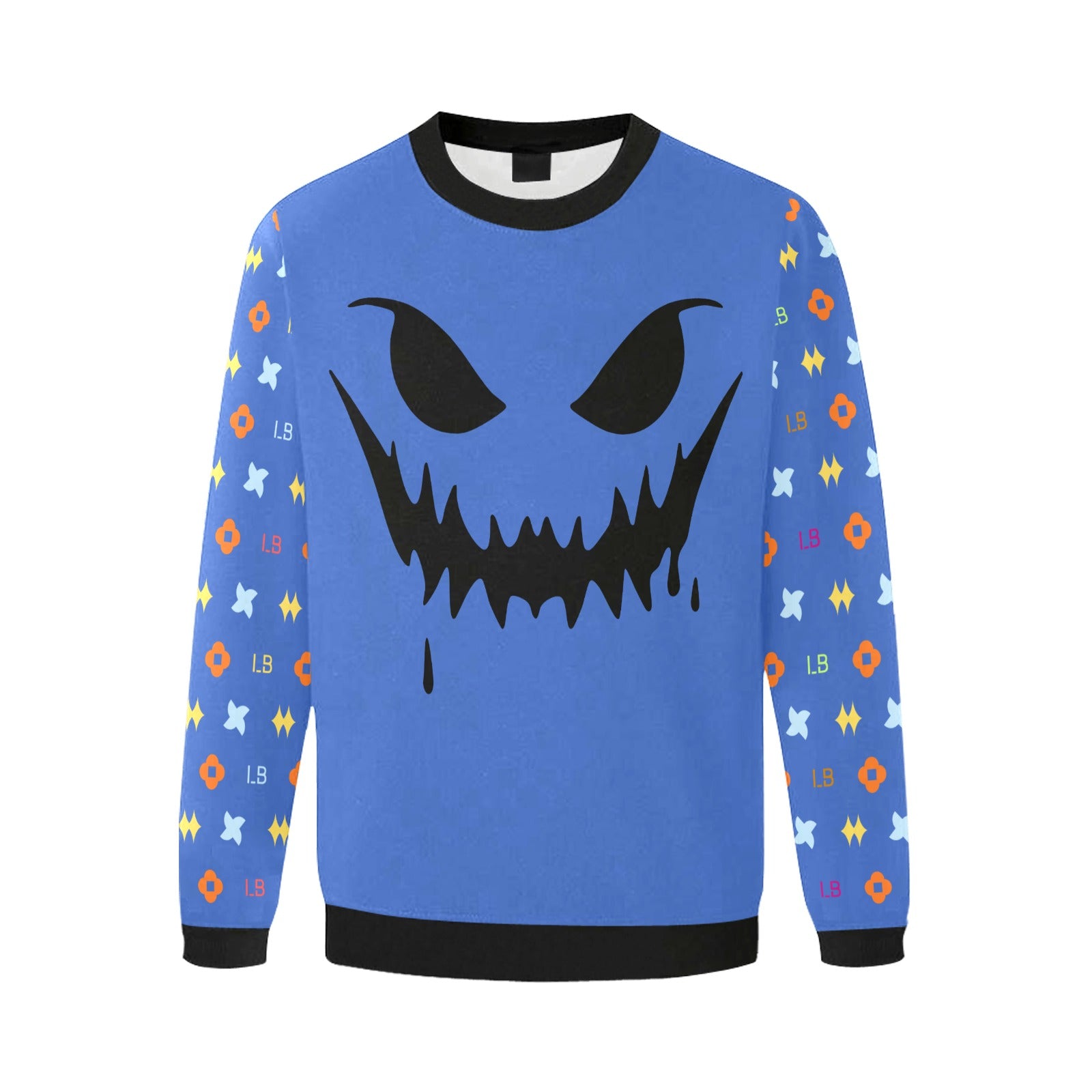 LauBelle Mens Plush Fuzzy Fleece Thermal Sweatshirt
