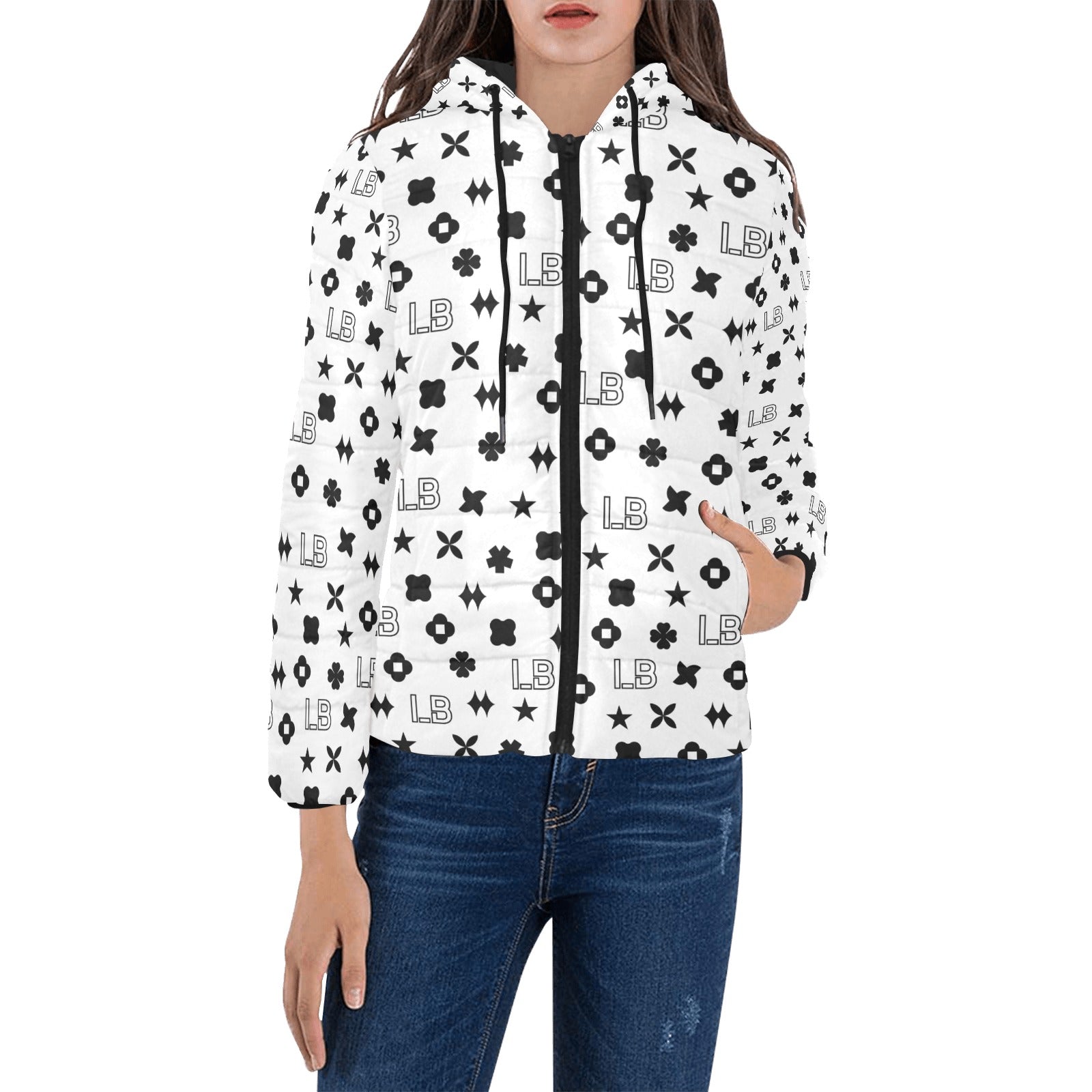 Women's Padded Hooded Jacket (H46) - LauBelle Brand