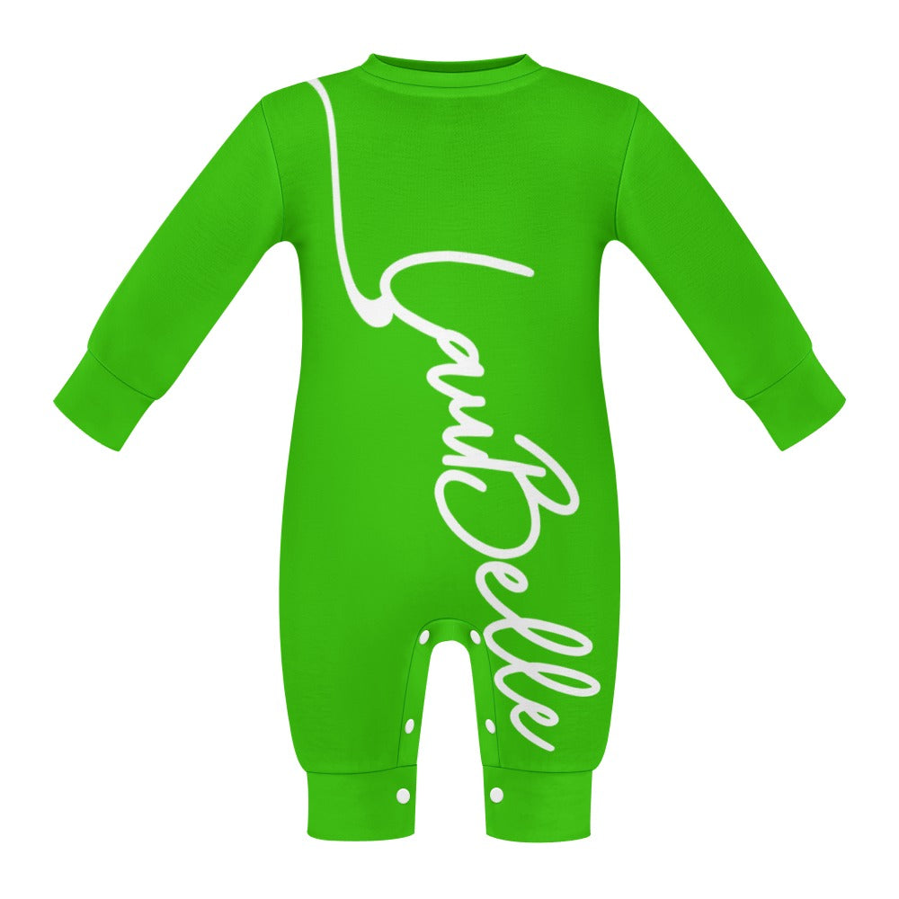 LauBelle Baby Soft Combed Cotton Long-Sleeve Bodysuit