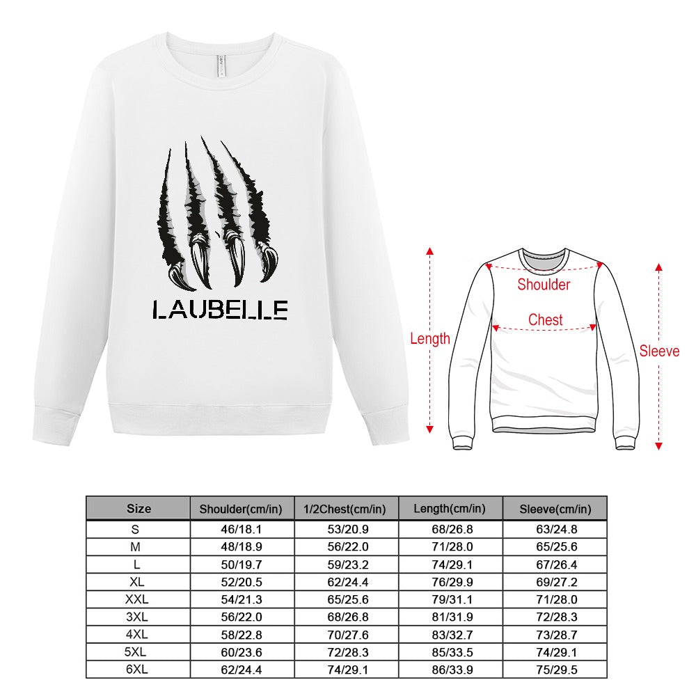 LauBelle Mens Ribbed-Cuff Heavy Cotton Thermal Long Sleeve