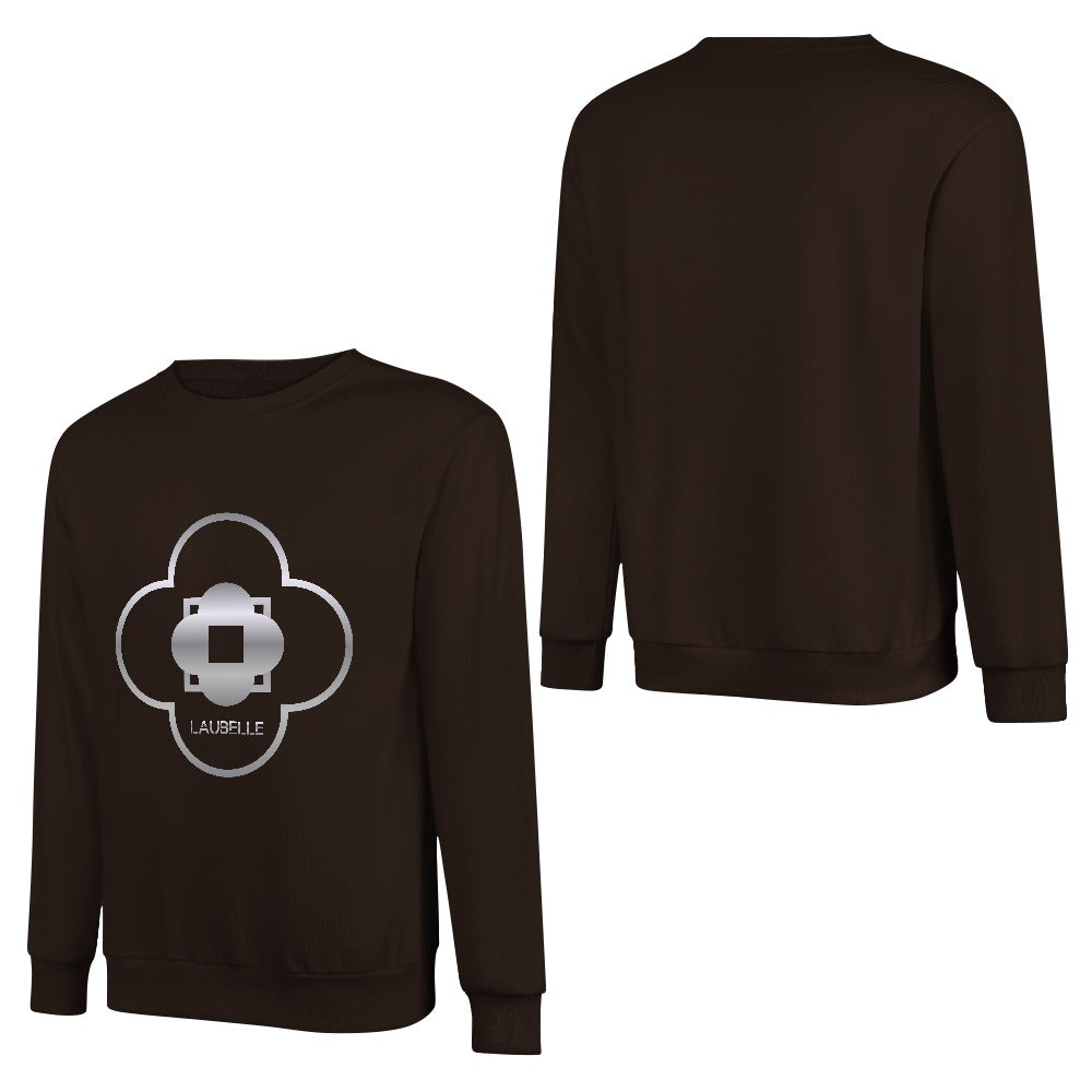 LauBelle Pure Cotton Front-Graphic Pullover Sweatshirt