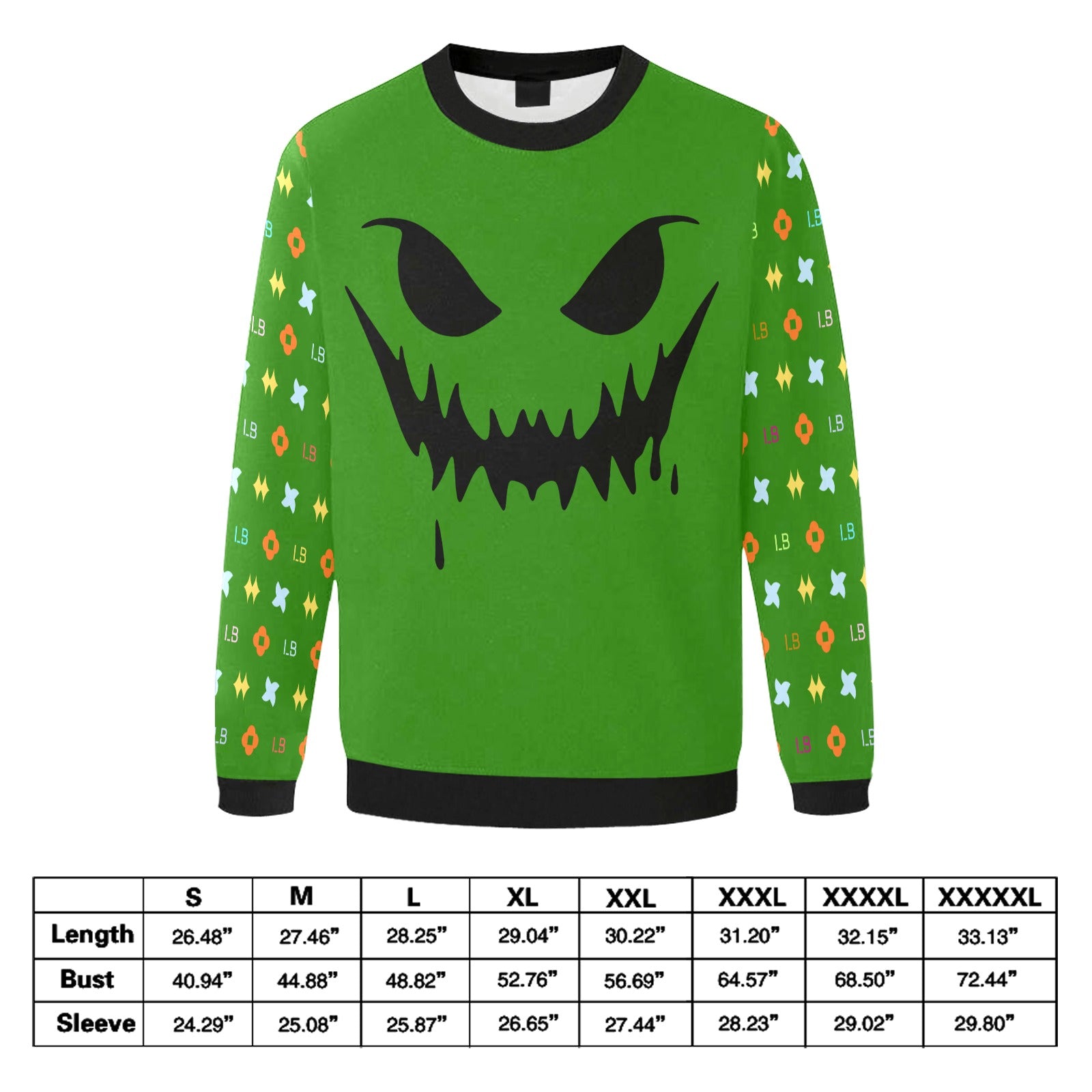 LauBelle Mens Plush Fuzzy Fleece Thermal Sweatshirt