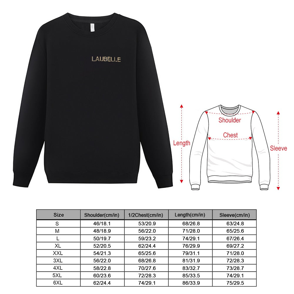 LauBelle Mens Heavyweight 230G Cotton Long Sleeve Shirt