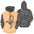 LauBelle Mens All-Over Graphic Print Heavyweight Hoodie