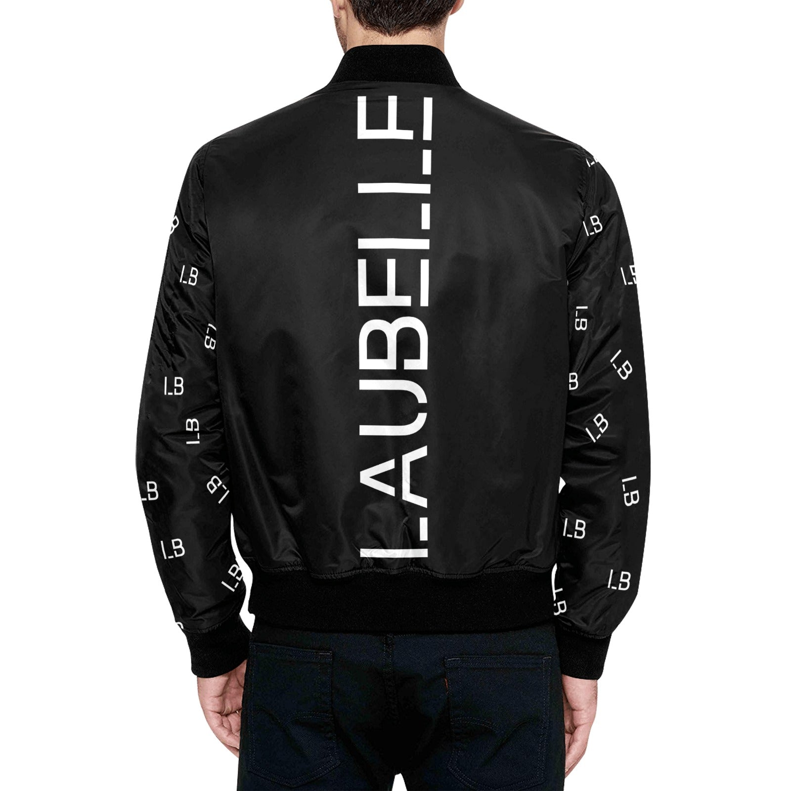 LauBelle Mens Insulated Quilted Padded Bomber Jacket