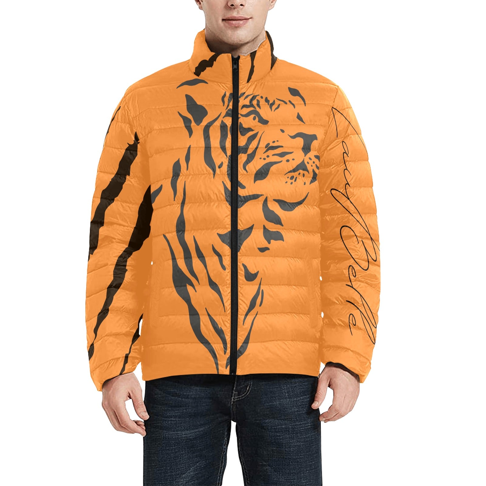 LauBelle Mens Lightweight Wind-Resistant Bomber Jacket